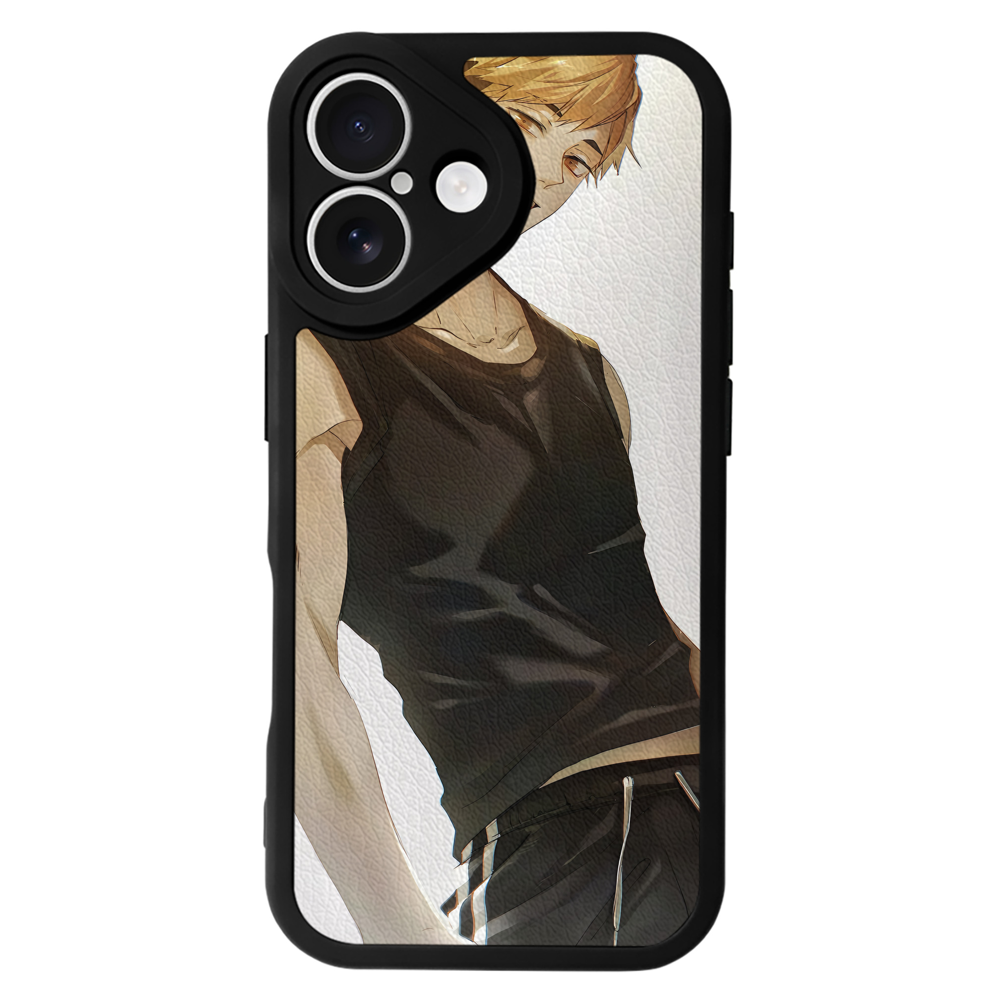 （画像用） ハイキュー!! Haikyu!! 【iPhone 16シリーズ対応】シリコンスマホケース（レザー調） 材質：シリコン